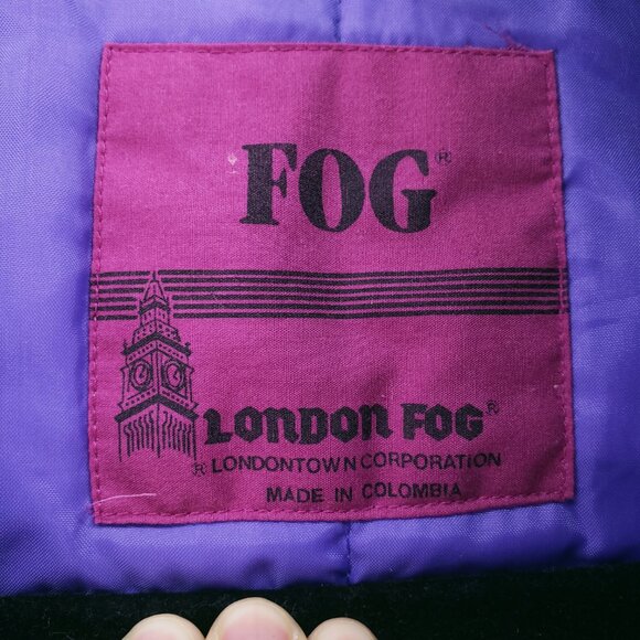 Vintage London Fog Thinsulate Multicolor Colorful Winter Ski Puffer Jacket Med - Picture 2 of 16